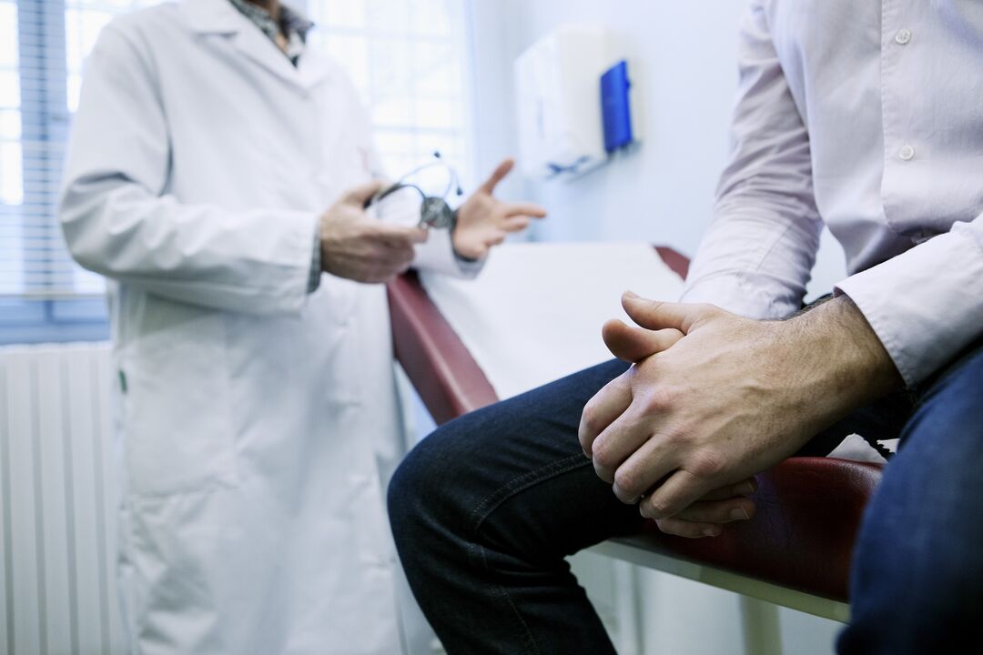 Doctor's appointment to prevent prostatitis